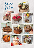 Collage of Easter-themed desserts with 'Easter Recipes' text.